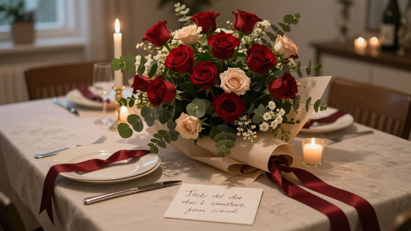 Valentines bouquet to make hearts skip a beat: How to create a romantic floral arrangement